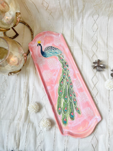 Load image into Gallery viewer, Handmade Ceramic Peacock Platter (L)
