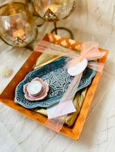 Load image into Gallery viewer, Handmade Ceramic Platter with Fancy Rim (Small)
