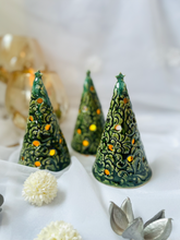 Load image into Gallery viewer, Ceramic Christmas Tree Luminary
