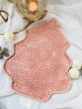 Load image into Gallery viewer, Handmade Ceramic Christmas Tree Platter
