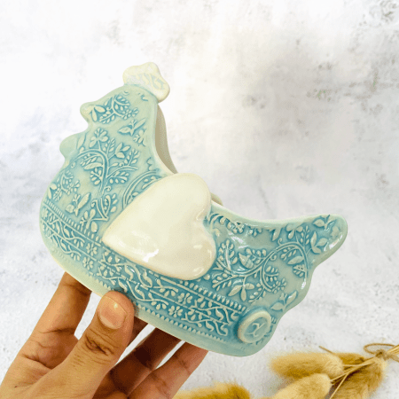 Handmade Ceramic Chicken Holder