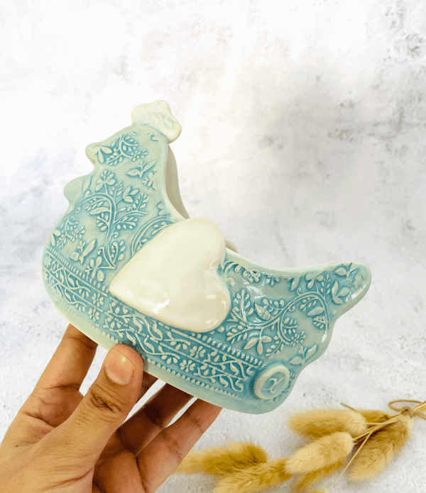 Handmade Ceramic Chicken Holder