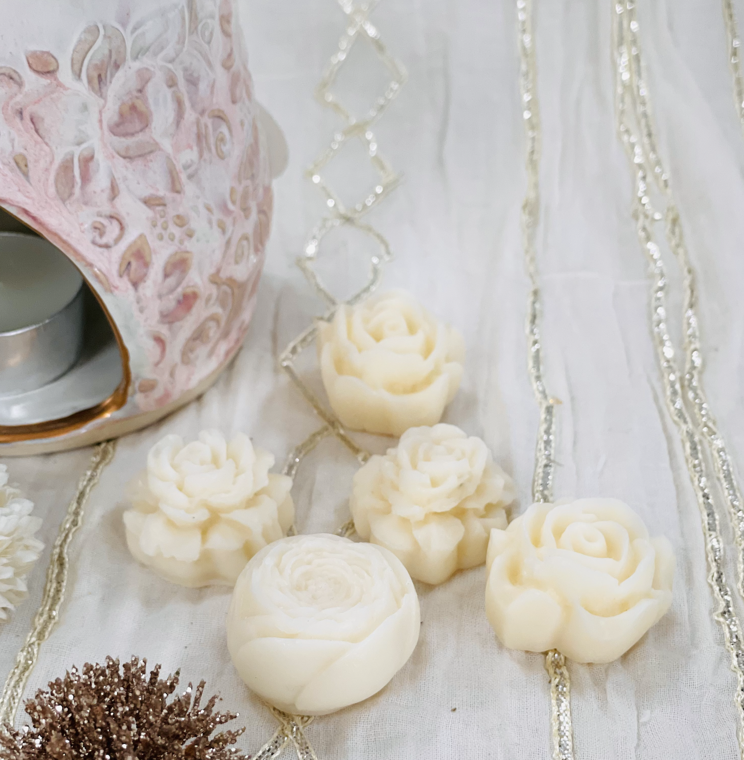 Diwali Special: Handcrafted Ceramic Wax Melt Diffuser - Image 4