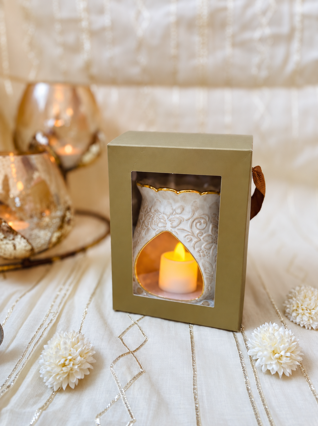 Diwali Special: Handcrafted Ceramic Wax Melt Diffuser - Image 9
